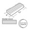 Azar Displays 36 Round Slot Lipstick and Mascara Tray for Pegboard, PK2 225523 - alternate 3